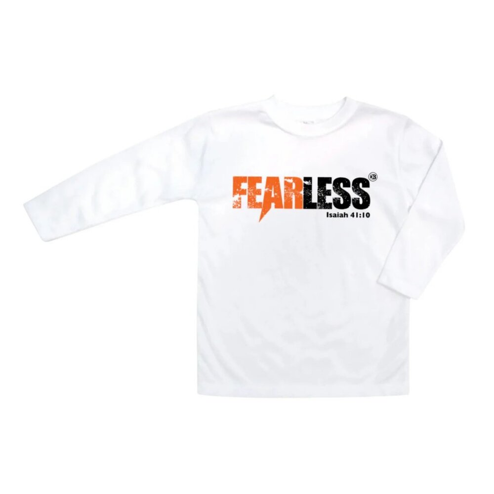 FEARLESS - Big Boys Christian T-shirt (Long sleeve)